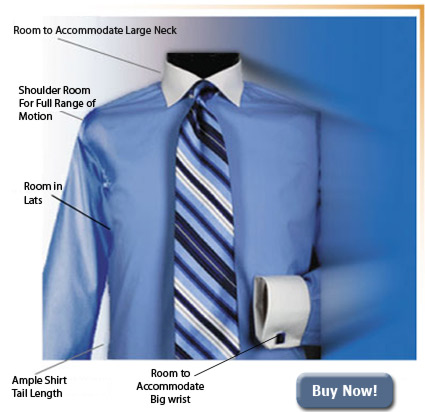 Big and Tall  Dress Shirts ($49 - $165)