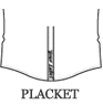 Placket