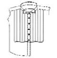Three Quarter Pleats